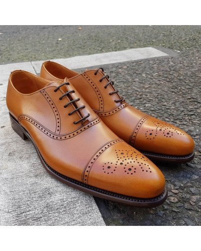 Oxford shoe Berwick 2784 blond leather