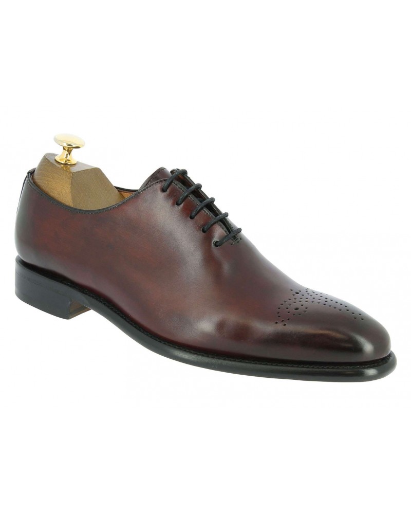 Richelieu Berwick 3582 cuir bordeaux