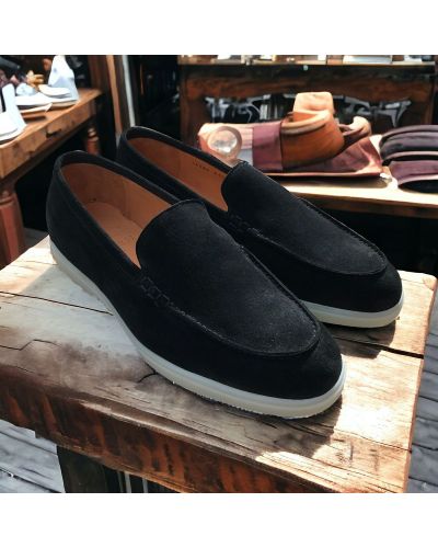 Mocassin Center 51 14582 daim noir