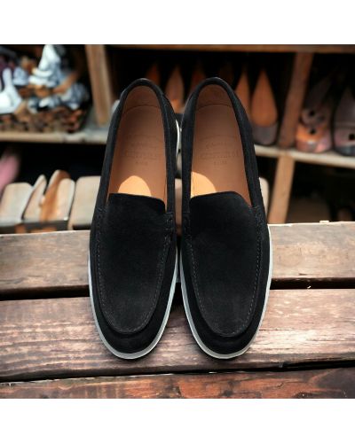 Mocassin Center 51 14582 daim noir