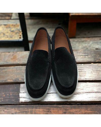 Moccasin Sneakers Center 51 14582 black suede