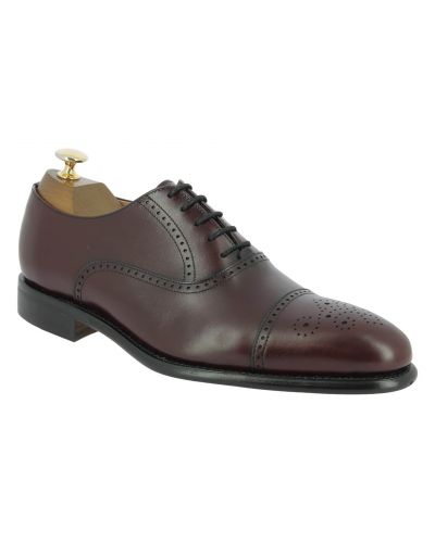 Oxford shoe Berwick 2784 burgundy leather