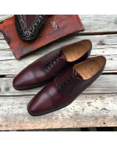 Oxford shoe Berwick 2784 burgundy leather