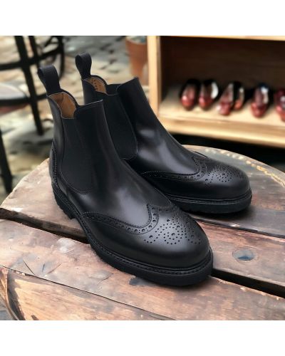 Bottine à gaine Berwick 645 cuir noir