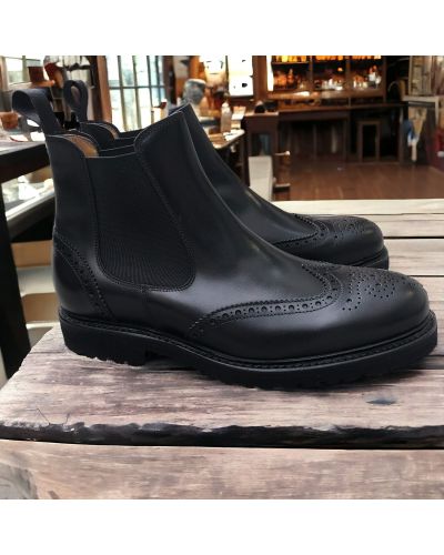 Gored Boot Berwick 645 black leather