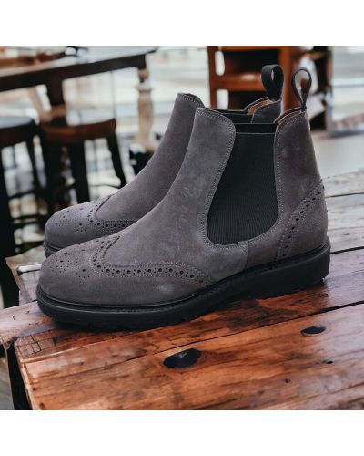 Chelsea Boot Berwick 645 grey suede