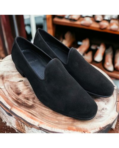 Mocassin slippers Center 51 duke daim noir