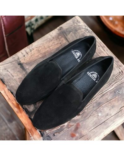 Mocassin slippers Center 51 duke daim noir