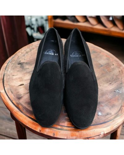 Mocassin slippers Center 51 duke daim noir