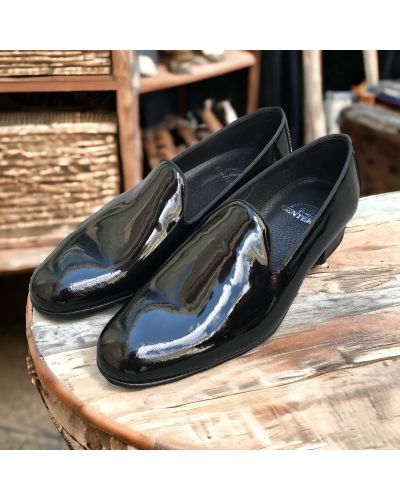 Mocassin slippers Center 51 duke vernis noir