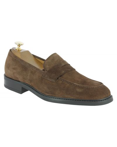 Loafer shoes James FitzJames S0486 brown suede