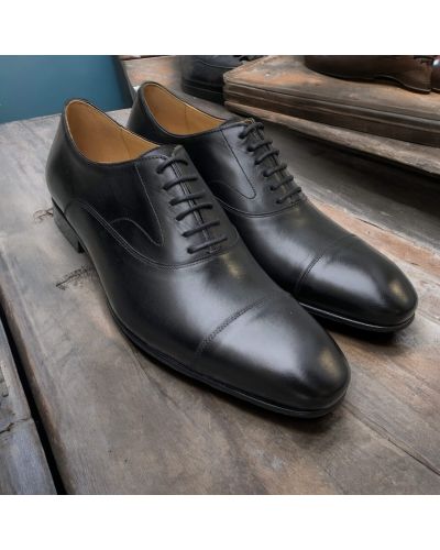 Straight toe Oxford shoes James FitzJames S0157 black leather