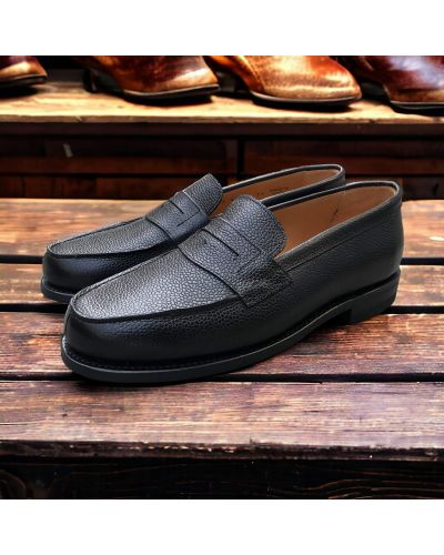 Mocassin Berwick 4456 cuir grainé noir