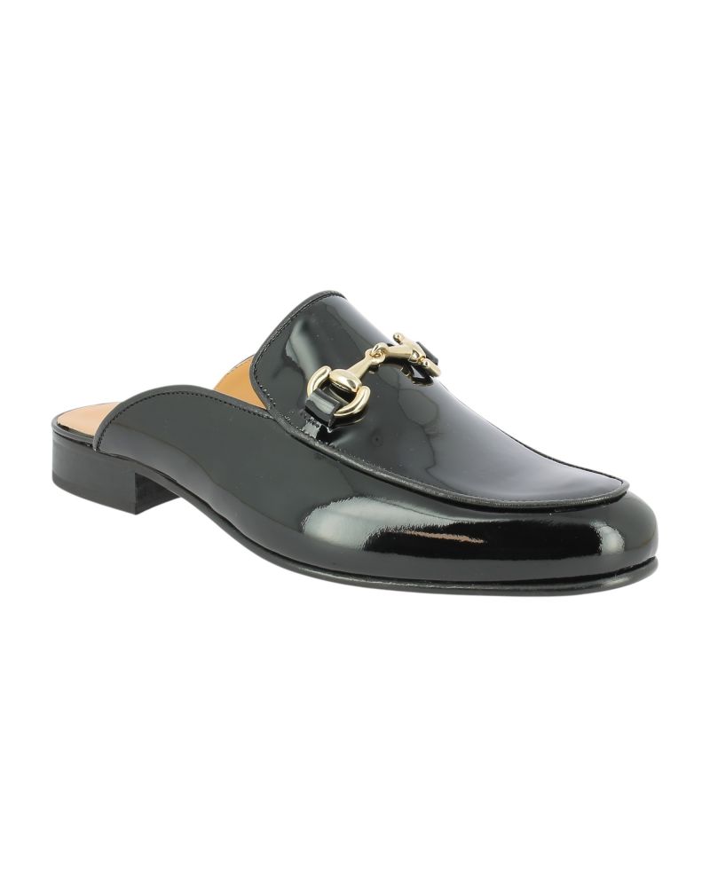 Mule loafer Center 51 black patent leather