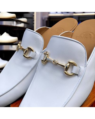 Mule loafer Center 51 white leather