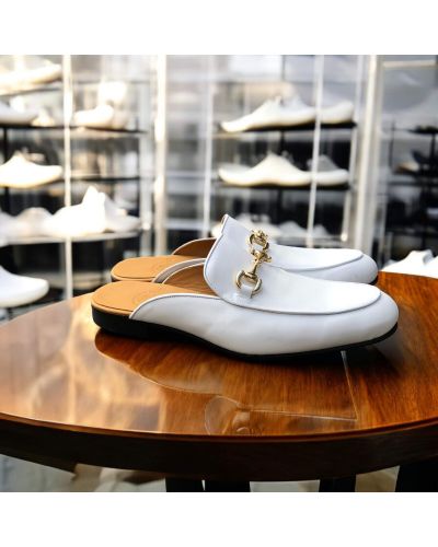 Mule loafer Center 51 white leather