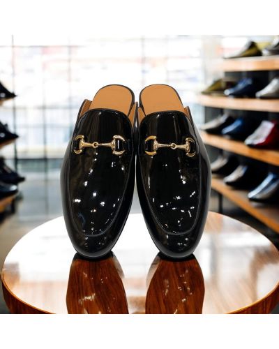 Mule loafer Center 51 black patent leather