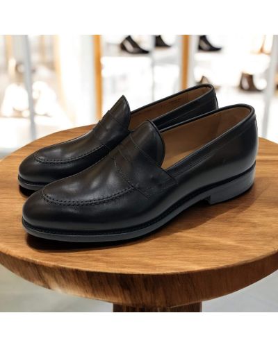 Mocassin penny loafer Berwick 5461 cuir noir