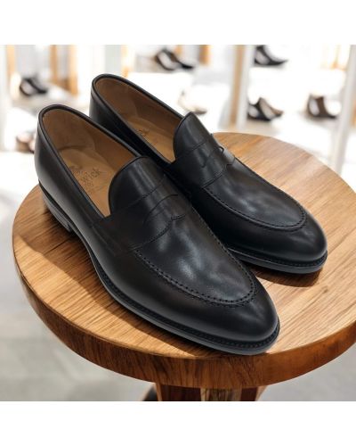 Mocassin penny loafer Berwick 5461 cuir noir