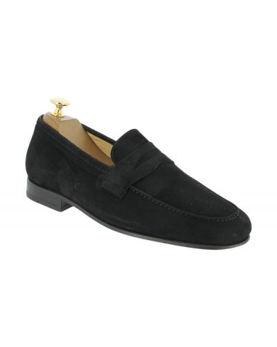 Moccasin Center 51 14778 black suede