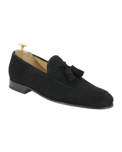 Loafer with tassels Center 51 14779 black suede