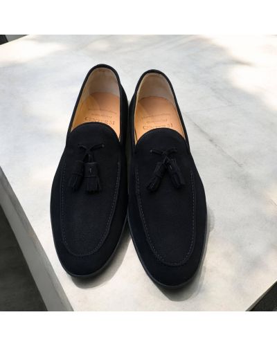 Loafer with tassels Center 51 14779 black suede