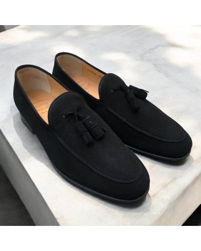 Loafer with tassels Center 51 14779 black suede