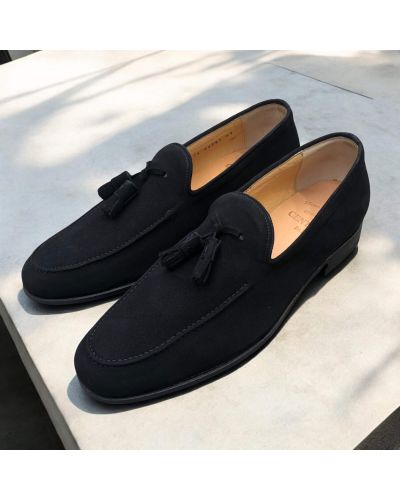 Loafer with tassels Center 51 14779 black suede