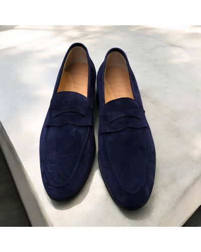 Moccasin Center 51 14778 navy suede