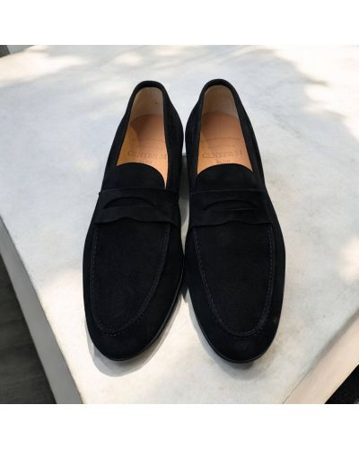 Mocassin Center 51 14778 daim noir