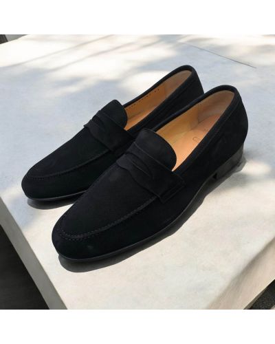 Mocassin Center 51 14778 daim noir