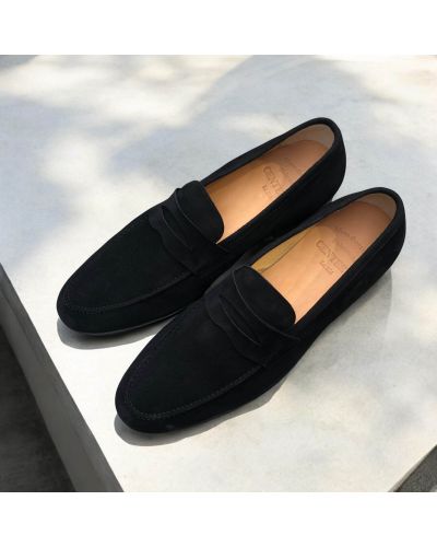 Mocassin Center 51 14778 daim noir