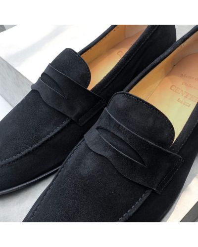 Mocassin Center 51 14778 daim noir