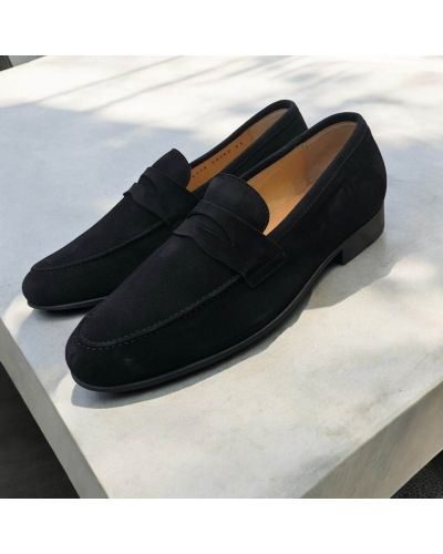 Mocassin Center 51 14778 daim noir