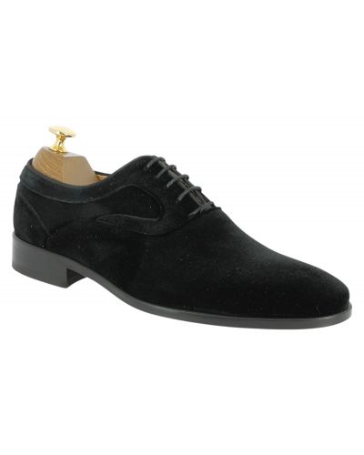 Oxford shoe Center 51 Smoke black velvet