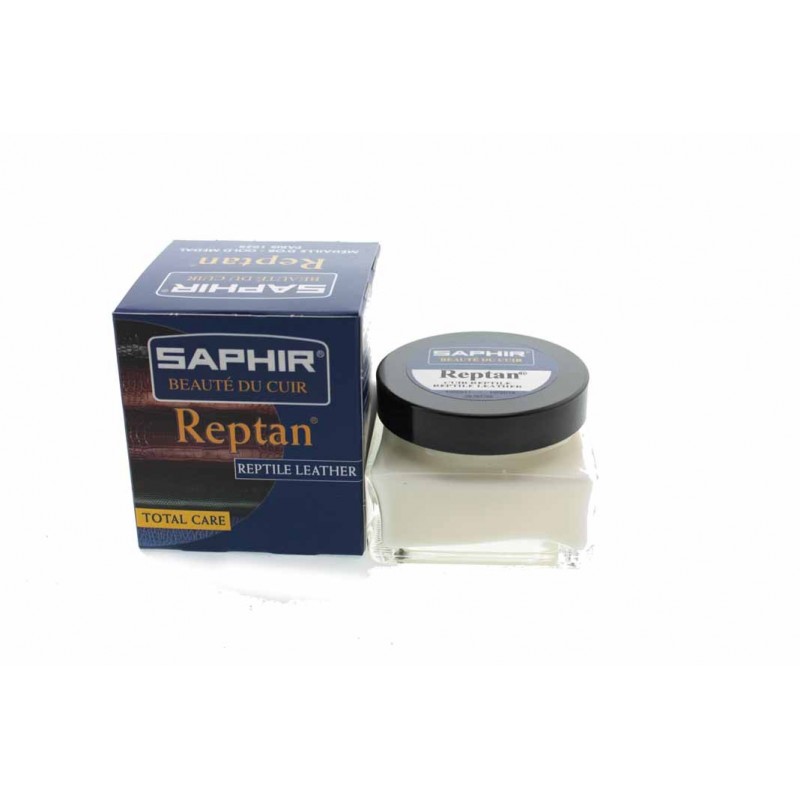 Cirage Saphir reptan cuir reptile 